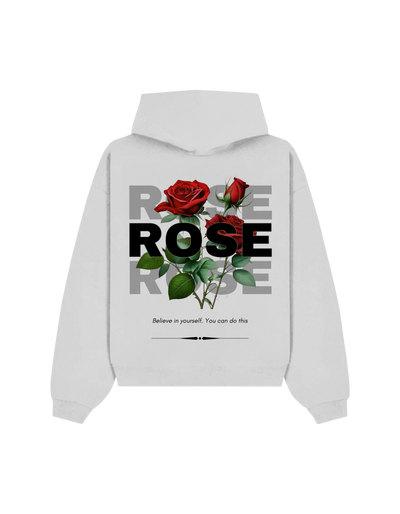 Суичър ROSE с китайски надпис и розов дизайн – модерен унисекс стил